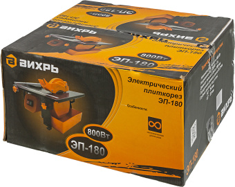 Плиткорез электрический Вихрь ЭП-180 600Вт оранжевый/черный - купить недорого с доставкой в интернет-магазине