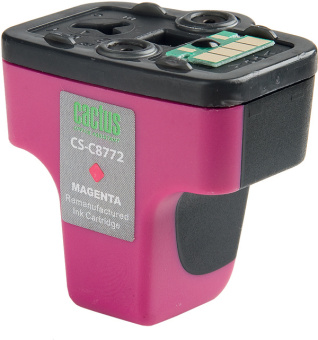 Картридж струйный Cactus CS-C8772 №177 пурпурный (11.4мл) для HP PS 3213/3313/8253/C5183/C6183/C6283/C7183/C7283/C8183/D7163/D7263/D7363/D7463 с чипом - купить недорого с доставкой в интернет-магазине