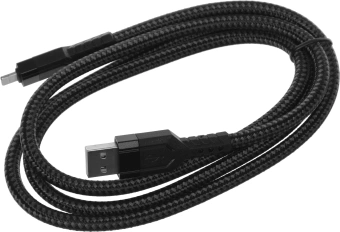Кабель Hoco U110 iP USB (m)-Lightning (m) 1.2м черный коробка - купить недорого с доставкой в интернет-магазине