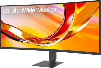 Монитор LG 34" UltraWide 34U640B-B черный VA LED 21:9 HDMI матовая HAS 300cd 178гр/178гр 3440x1440 144Hz FreeSync Premium DP UW USB 7.7кг - купить недорого с доставкой в интернет-магазине
