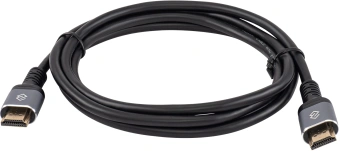 Кабель аудио-видео Digma HDMI (m)/HDMI (m) 2м. позолоч.конт. черный (D-HDMI-V2.0-2M) - купить недорого с доставкой в интернет-магазине