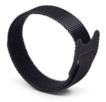 Хомут-липучка Lanmaster LAN-VCM135-BK 135x12мм (упак:20шт) нейлон/полиэтилен внутри помещений черный - купить недорого с доставкой в интернет-магазине