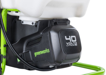 Опрыскиватель Greenworks G40BPS аккум. ранц. 15л белый/зеленый (5300007) - купить недорого с доставкой в интернет-магазине