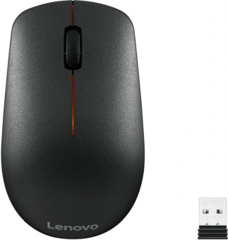 Мышь Lenovo 400 черный оптическая 1200dpi беспров. USB для ноутбука 3but (GY50R91293) - купить недорого с доставкой в интернет-магазине