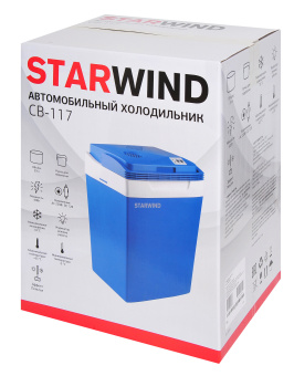 Автохолодильник Starwind CB-117 29л 48Вт синий/серый - купить недорого с доставкой в интернет-магазине