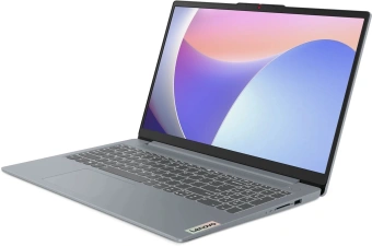 Ноутбук Lenovo IdeaPad Slim 3 15IRH8 Core i7 13620H 16Gb SSD512Gb Intel UHD Graphics 15.6" IPS FHD (1920x1080) FreeDOS grey WiFi BT Cam (83EM007MPS) - купить недорого с доставкой в интернет-магазине