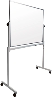 Доска магнитно-маркерная Silwerhof Daily белый 100x120см алюминиевая рама на роликах вращающаяся - купить недорого с доставкой в интернет-магазине