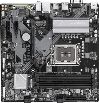 Материнская плата Gigabyte B760M D3HP Soc-1700 Intel B760 4xDDR5 mATX AC`97 8ch(7.1) GbLAN RAID+VGA+HDMI+DP - купить недорого с доставкой в интернет-магазине
