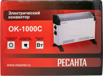 Конвектор Ресанта ОК-1000С 1000Вт белый - купить недорого с доставкой в интернет-магазине