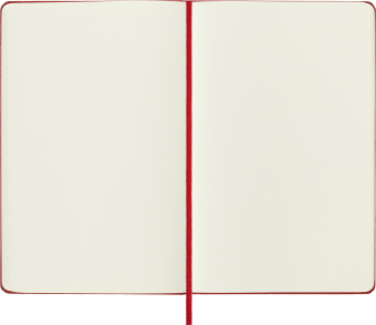 Блокнот Moleskine CLASSIC QP062R Large 130х210мм 240стр. нелинованный твердая обложка красный - купить недорого с доставкой в интернет-магазине
