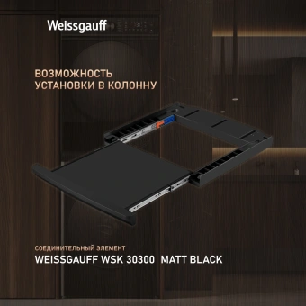 Сушильная машина Weissgauff WD 5910 Heat Pump Matt Black кл.энер.:A++ макс.загр.:10кг черный (439034) - купить недорого с доставкой в интернет-магазине