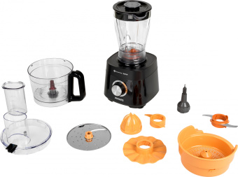 Кухонный комбайн Philips HR7510/10 800Вт черный - купить недорого с доставкой в интернет-магазине