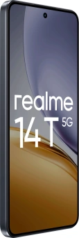 Смартфон Realme RMX5078 14T 5G 128Gb 8Gb черный моноблок 3G 4G 2Sim 6.67" 1080x2400 Android 15 50Mpix 802.11 a/b/g/n/ac NFC GPS GSM900/1800 GSM1900 Protect - купить недорого с доставкой в интернет-магазине