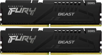Память DDR5 2x8GB 6000MHz Kingston KF560C36BBEK2-16 Fury Beast RTL Gaming PC5-48000 CL36 DIMM 288-pin 1.35В с радиатором Ret - купить недорого с доставкой в интернет-магазине