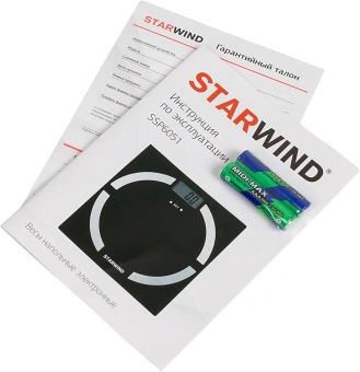 Весы напольные электронные Starwind SSP6051 макс.180кг черный - купить недорого с доставкой в интернет-магазине