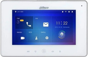 Видеодомофон Dahua DHI-VTH5221DW-S2 белый - купить недорого с доставкой в интернет-магазине
