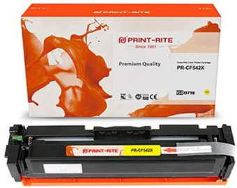 Картридж лазерный Print-Rite TFHB34YPU1J PR-CF542X CF542X желтый (2500стр.) для HP LJ M254dw/M280nw/M281fdn MF642Cdw/MF641Cw/MF643Cdw/MF644Cdw/LBP621Cw/LBP622Cdw/LBP623Cdw - купить недорого с доставкой в интернет-магазине