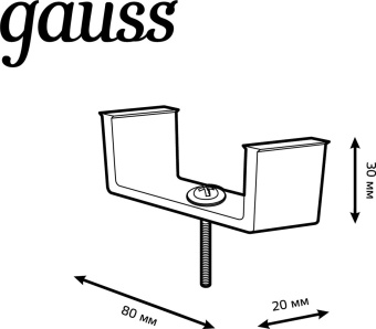 Крепление Gauss TR147 черный - купить недорого с доставкой в интернет-магазине