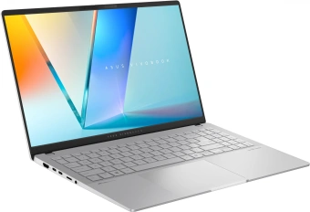 Ноутбук Asus Vivobook S 15 OLED S5507QA-MA052W Snapdragon X Elite X1E 78 100 32Gb SSD1Tb Qualcomm Adreno 15.6" OLED 3K (2880x1620) Windows 11 Home silver WiFi BT Cam (90NB14Q2-M00630) - купить недорого с доставкой в интернет-магазине