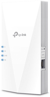 Повторитель беспроводного сигнала TP-Link RE600X AX1800 10/100/1000BASE-TX белый - купить недорого с доставкой в интернет-магазине