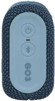 Колонка порт. JBL GO 3 синий 4.2W 1.0 BT 10м (JBLGO3BLU) - купить недорого с доставкой в интернет-магазине