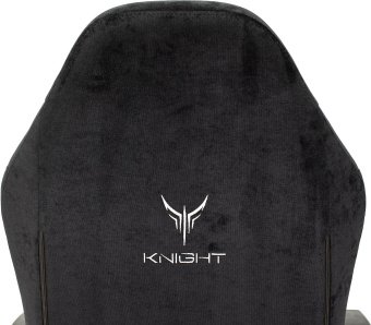 Кресло игровое Knight N1 Fabric черный Light-20 с подголов. крестов. металл - купить недорого с доставкой в интернет-магазине