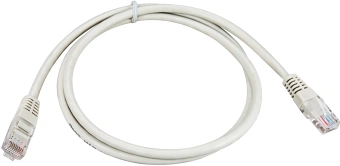 Патч-корд Rexant 18-1004 UTP RJ-45 вил.-вилка RJ-45 кат.5E 1.5м серый ПВХ (уп.:1шт) - купить недорого с доставкой в интернет-магазине