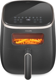 Аэрогриль Philips HD9257/80 1700Вт черный - купить недорого с доставкой в интернет-магазине