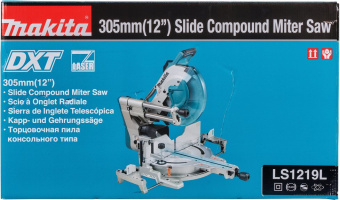 Торцовочная пила Makita LS1219L 1800Вт 3200об/мин d=305мм - купить недорого с доставкой в интернет-магазине