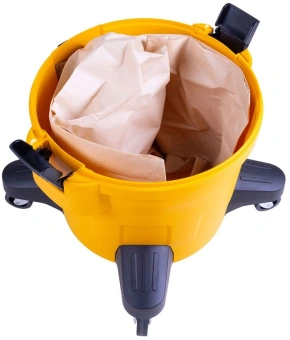 Строительный пылесос DeWalt DXV34PTA 1200Вт (уборка: сухая/влажная) желтый - купить недорого с доставкой в интернет-магазине