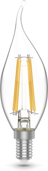 Лампа светодиодная Gauss Basic 1041116T 5.5Вт цок.:E14 свеча 220B 2700K св.свеч.бел.теп. (упак.:3шт) - купить недорого с доставкой в интернет-магазине