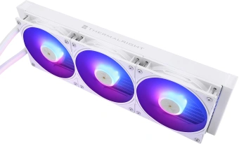 Система водяного охлаждения Thermalright Frozen Warframe 360 ARGB Soc-AM5/AM4/1200/1700/1851 белый 4-pin 29.8dB Al LCD Ret (F-WFRAME-360-WH-ARGB) - купить недорого с доставкой в интернет-магазине
