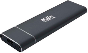 Внешний корпус SSD AgeStar 31UBNV5C NVMe USB3.2 алюминий черный M2 2280 M-key - купить недорого с доставкой в интернет-магазине