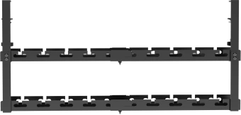Кабель-канал Cactus CS-CM-700-2BK для столов 72.8x13.5x34.2см черный - купить недорого с доставкой в интернет-магазине