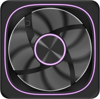 Вентилятор для корпуса Formula Air Fusion 1 BK ARGB 120х120x28 черный 4-pin 29.93дБ Ret - купить недорого с доставкой в интернет-магазине