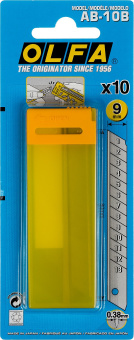 Лезвие Olfa OL-AB-10B 9мм лезв.10шт - купить недорого с доставкой в интернет-магазине