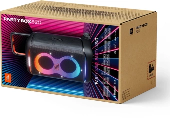 Минисистема JBL Partybox 520 черный 400Вт USB BT - купить недорого с доставкой в интернет-магазине