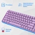 Клавиатура + мышь Оклик S315W клав:сиреневый мышь:сиреневый USB беспроводная Multimedia (1978643) - купить недорого с доставкой в интернет-магазине