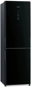 Холодильник Hitachi R-BG410PUC6X GBK 2-хкамерн. черный стекло инвертер - купить недорого с доставкой в интернет-магазине