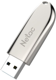 Флеш Диск Netac 128Gb U352 NT03U352N-128G-30PN USB3.0 серебристый - купить недорого с доставкой в интернет-магазине