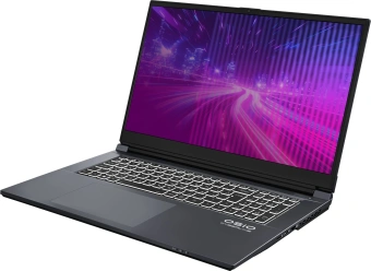 Ноутбук Osio CyberLine C170i-002 Core i5 12600H 16Gb SSD512Gb NVIDIA GeForce RTX4050 6Gb 17.3" IPS FHD (1920x1080) без ОС dk.grey WiFi BT Cam 3410mAh - купить недорого с доставкой в интернет-магазине