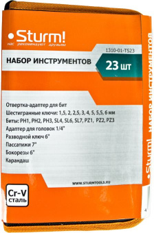 Набор инструментов Sturm! 1310-01-TS23 23 предмета - купить недорого с доставкой в интернет-магазине