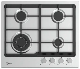 Газовая варочная поверхность Midea MG593TX нержавеющая сталь (арт.2134056) - купить недорого с доставкой в интернет-магазине
