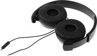 Гарнитура накладные Sony MDR-ZX110AP 1.2м черный проводные оголовье - купить недорого с доставкой в интернет-магазине