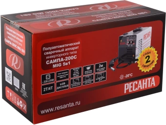 Сварочный аппарат Ресанта САИПА-200C инвертор ММА DC - купить недорого с доставкой в интернет-магазине