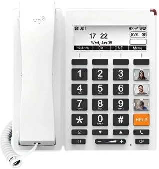 Телефон IP Flyingvoice FIP12WP белый - купить недорого с доставкой в интернет-магазине