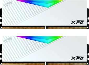 Память DDR5 2x16GB 6000MHz A-Data AX5U6000C3016G-DCLARWH XPG Lancer RGB RTL Gaming PC5-48000 CL30 DIMM 288-pin 1.35В kit single rank с радиатором Ret - купить недорого с доставкой в интернет-магазине