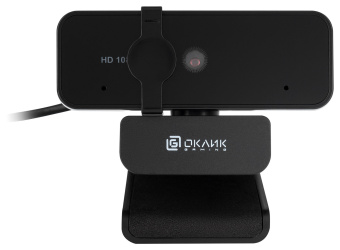Камера Web Оклик OK-C21FH черный 2Mpix (1920x1080) USB2.0 с микрофоном - купить недорого с доставкой в интернет-магазине