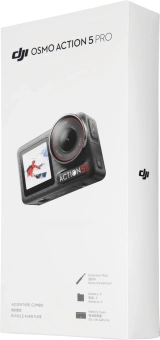 Экшн-камера Dji Osmo Action 5 Pro Adventure Combo 1xCMOS 12Mpix черный/черный - купить недорого с доставкой в интернет-магазине