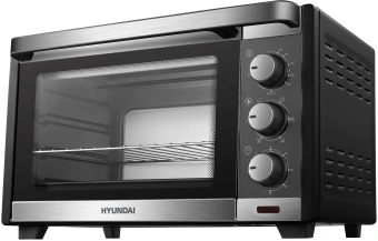 Мини-печь Hyundai MIO-HY101 30л. 1600Вт черный - купить недорого с доставкой в интернет-магазине